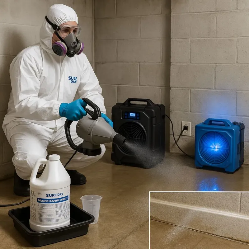 Sanitization and Odor Removal process in Glen Oaks, NY
