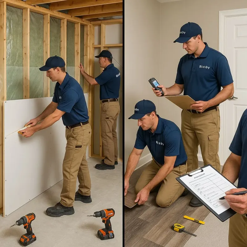 Repairs and Reconstruction process in Glen Oaks, NY